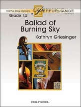 Ballad of Burning Sky Orchestra sheet music cover
